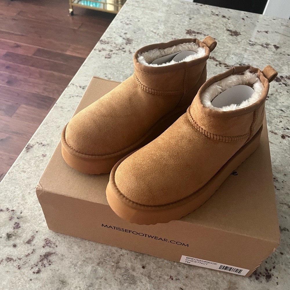 NWT Beach By Matisse Breckinridge Boot Chestnut